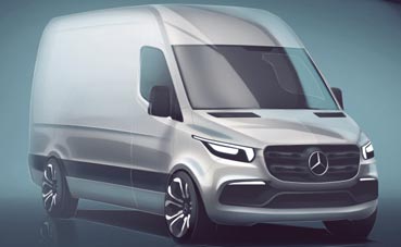 Primeros detalles del nuevo modelo Sprinter de Mercedes-Benz Vans