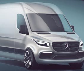 Primeros detalles del nuevo modelo Sprinter de Mercedes-Benz Vans