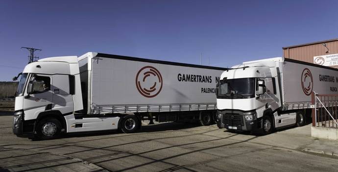 La flota de Gamertrans Norte, con la gama T de Renault Trucks