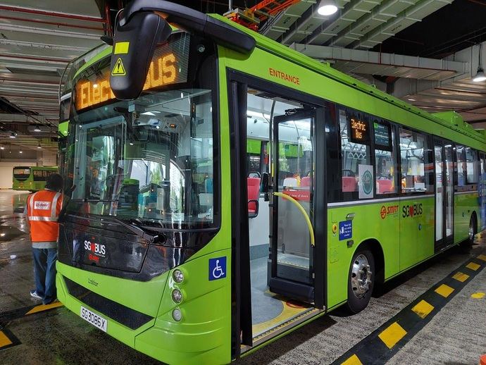 Singapur: 20 autobuses eléctricos con puertas Masats