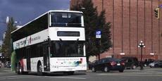 Uno de los buses eléctricos.