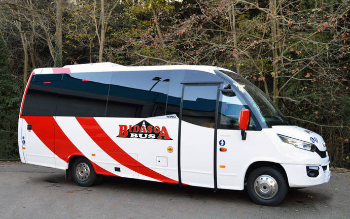 El Wing adquirido por Autobuses Bidasoa, empresa perteneciente a Grupo Romerías.