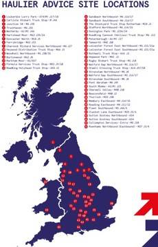 Test gratis en 15 centros para transportistas de GB a Francia