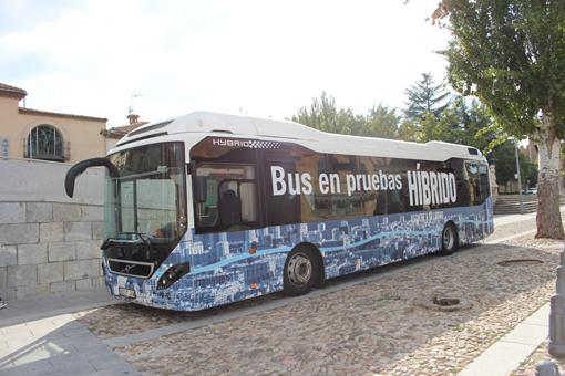 Avanza muestra en Ávila el Volvo 7900 Híbrido