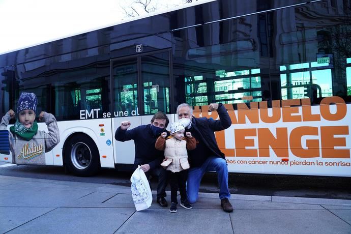 EMT Madrid se une al homenaje anual por los niños con cáncer