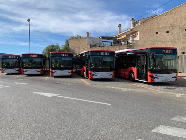 Monbus pone en marcha cinco Citiport de Isuzu, para Murcia