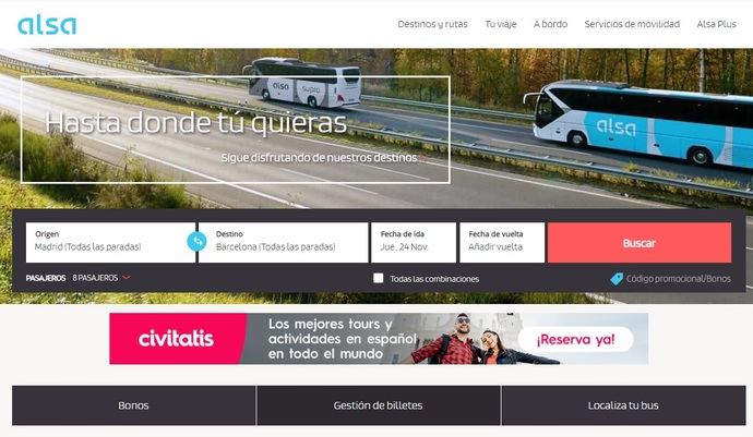 Civitatis y Alsa se alían para aportar nuevas experiencias de viaje