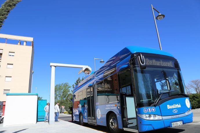 Nuevo punto de carga ultrarápida de autobuses eléctricos en Martorell