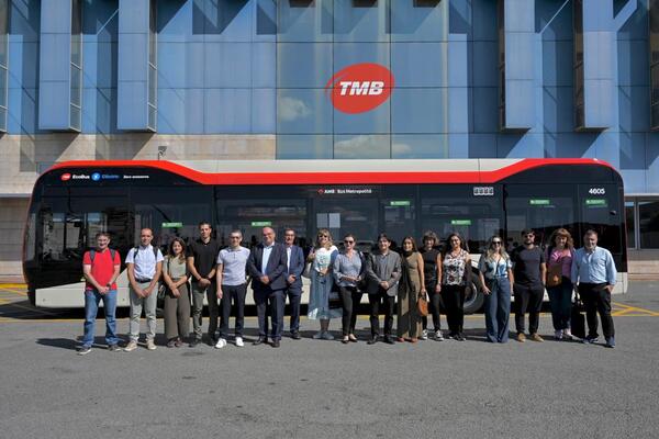 Delegaciones de Brasil e Italia visitan las instalaciones de TMB