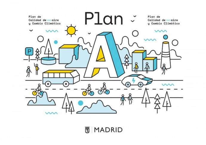 Se abre un periodo de alegaciones al plan de calidad del aire y cambio climático de la ciudad de Madrid