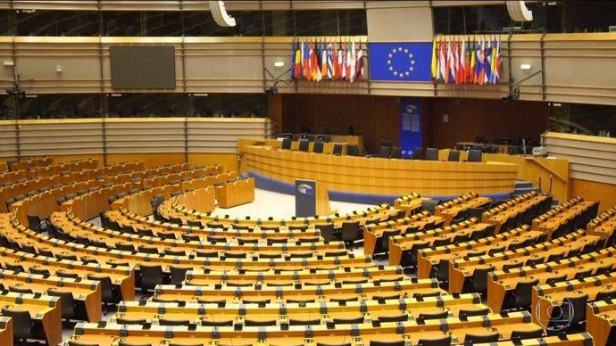 Interior del Parlamento Europeo.