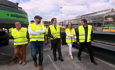 La estación intermodal de Santiago comienza a materializarse