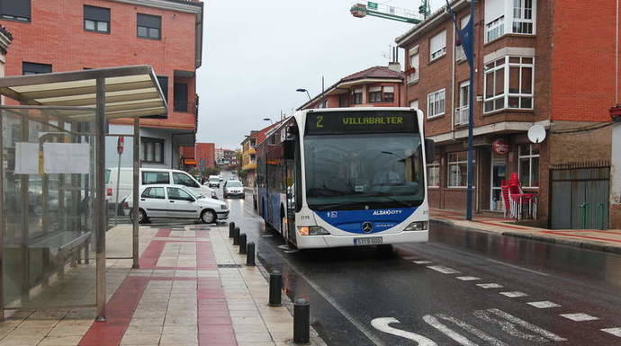 Un autobús interubano de la ciudad de León.