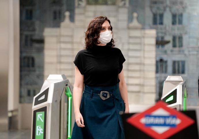 Díaz Ayuso inaugura la nueva estación de Metro de Gran Vía