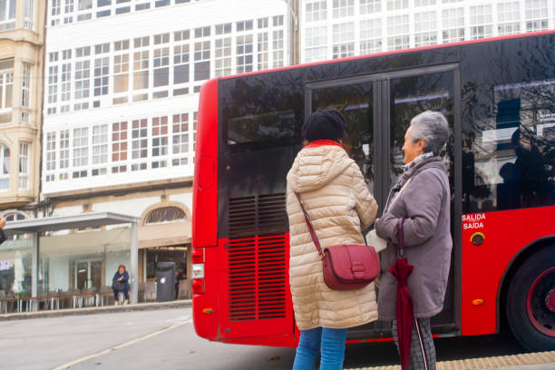 El autobús es gratis desde el 1 de enero para los mayores de 65 años en Galicia