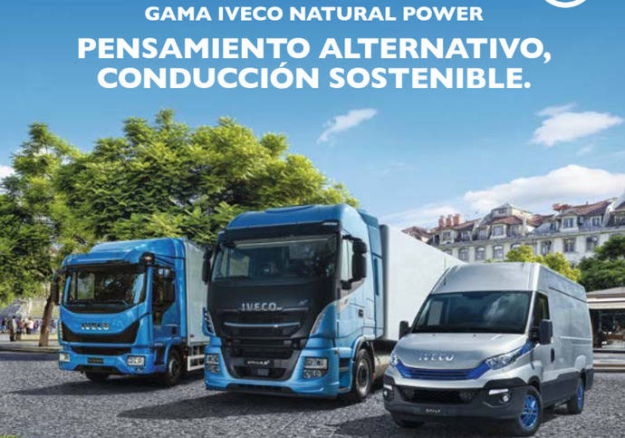 Algunos de los vehículos Iveco para la promoción.