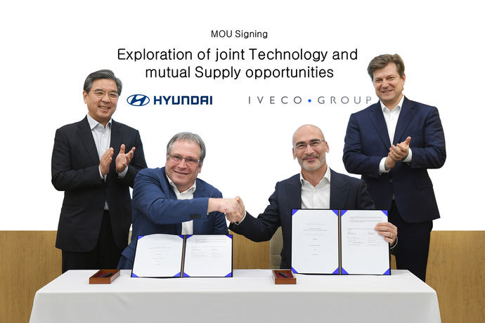 Iveco e Hyundai Motor Company firman para una futura colaboración