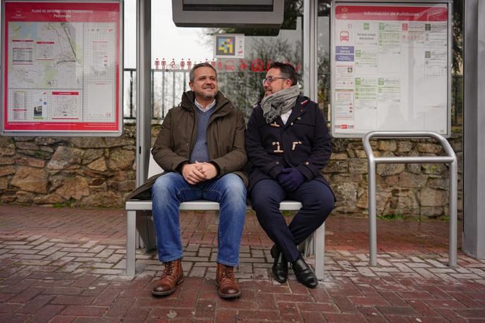 La Comunidad de Madrid estrena la primera marquesina con calefacción