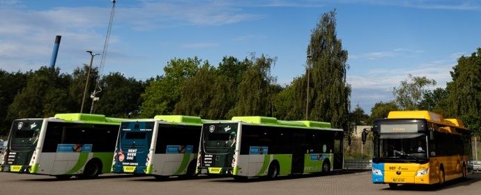 Buses eléctricos conectarán Frederikshavn y Aalborg