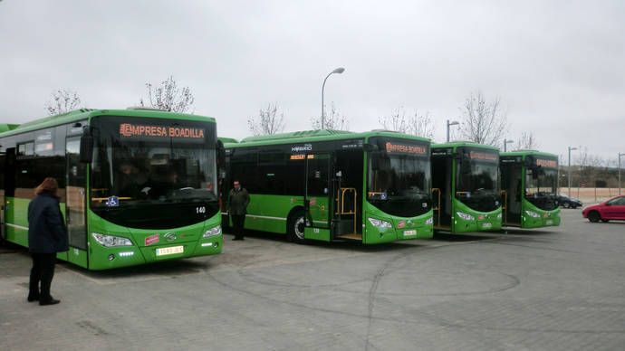 Boadilla estrena los interurbanos híbridos de King Long