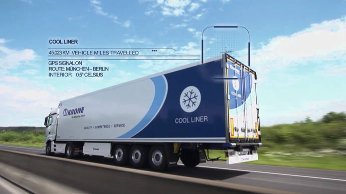 Krone Cool Liner ahora de serie con Krone Telematics