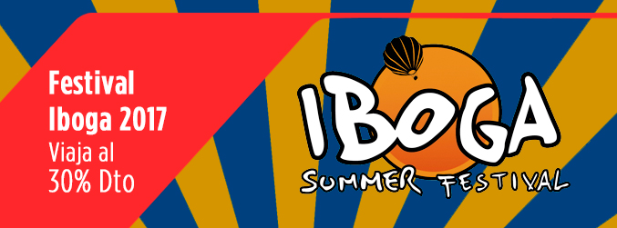 Ir al Iboga Summer Festival con un 30% de descuento en Avanza