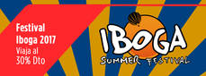Cartel descuento Avanza para el Iboga Summer Festival