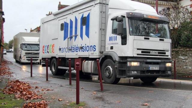 Camiones circulando por carreteras francesas.