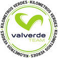 Logo del Valverde Team en su apoyo a la iniciativa de Kilómetros Verdes.