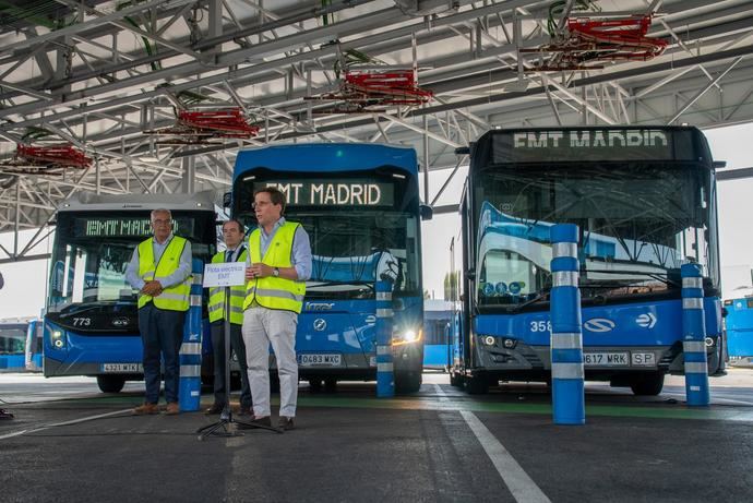Madrid alcanza una flota de 450 autobuses eléctricos y 45 líneas 100 % electrificadas