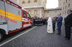 La compañía MAN dona una TGE a los bomberos de Ciudad del Vaticano