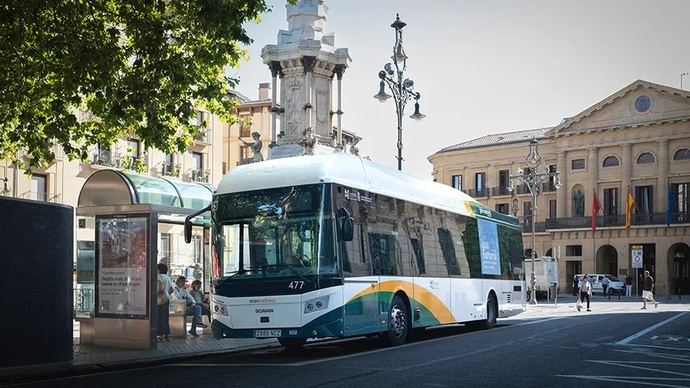 Pamplona incorpora 10 nuevos buses propulsados por gas de origen renovable