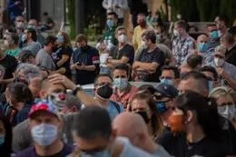 Manifestación por Nissan.