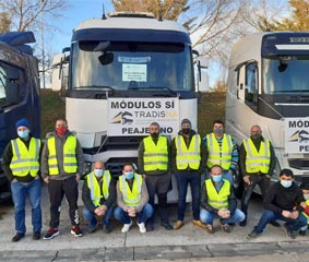 Los transportistas de Navarra, en contra de la normativa de su Comunidad