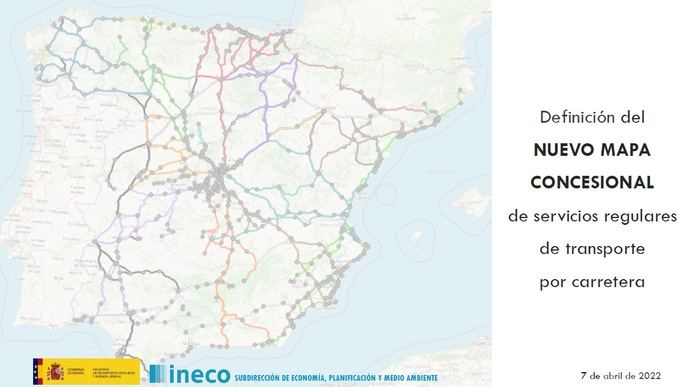 Ineco presenta su estudio del nuevo Mapa Concesional de líneas regulares en España