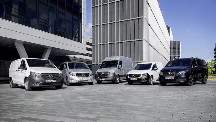 Mercedes-Benz Vans y Rivian un objetivo común: producir furgonetas eléctricas