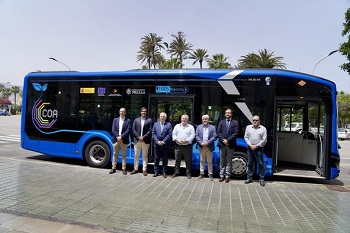 Melilla incorpora el primer autobús totalmente eléctrico de la ciudad