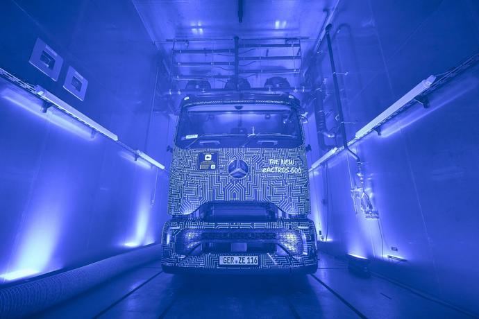 El EVZ de Mercedes Benz Trucks, para camiones eléctricos e hidrógeno