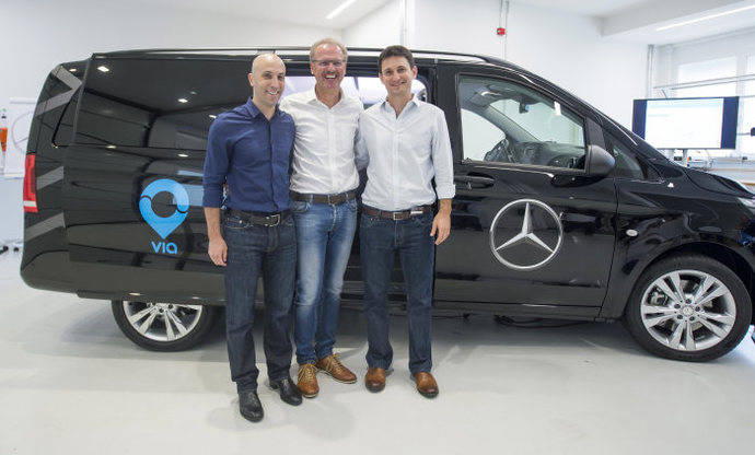 Mercedes presenta un proyecto de vehículo compartido bajo demanda