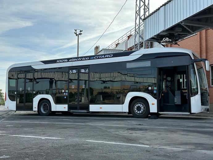 Avanza prueba un nuevo modelo de autobús 100% eléctrico en Zaragoza