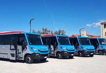Indcar entrega 4 vehículos Mobi a Tiemme, en Italia