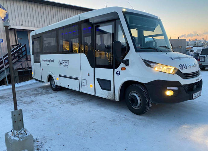 Un Indcar Mobi da servicio en Groenlandia