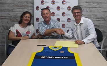 Monbus renueva el patrocinio con CB Igualada