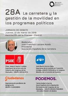 PSOE, PP, Ciudadanos y Podemos debaten sobre movilidad