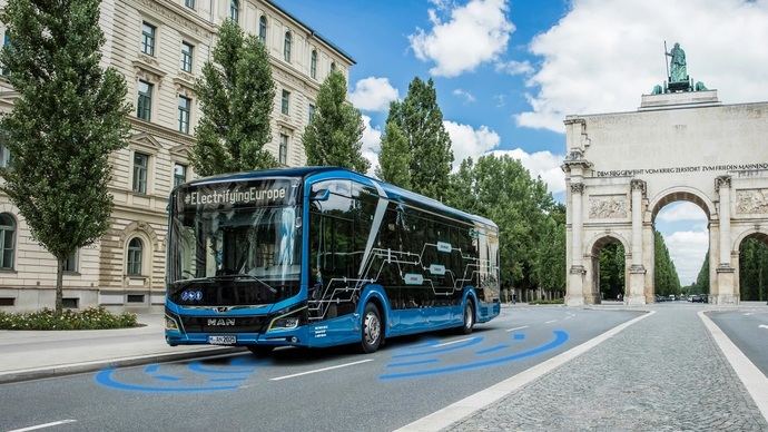 La ciudad de Munich pone en pruebas un autobús autónomo MAN