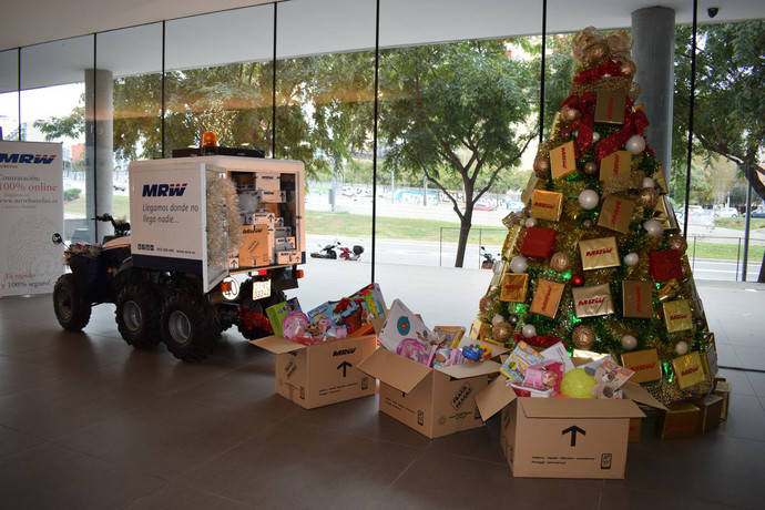 Récord histórico de envíos gestionados de MRW en la campaña de Navidad