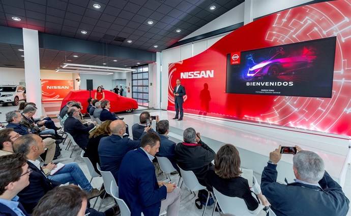 Marco Toro, durante la explicación de los resultados de Nissan.