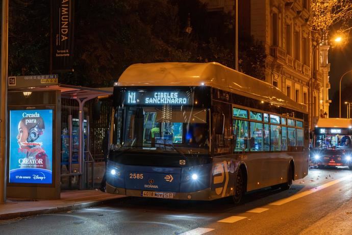 El servicio nocturno de EMT Madrid cumple 50 años con 29 líneas
