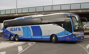 Autobuses de Alsa repatrian a más de veinte españoles, desde Suiza