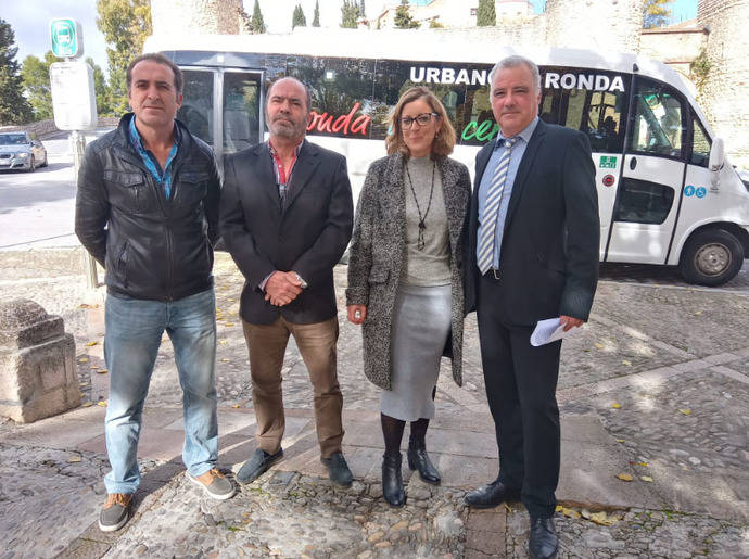 Presentación del nuevo autobús urbano para Ronda.